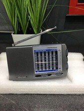 Tesco RAD-108 World Band Radio FM AM LW SW Portable Working No Charger Grey