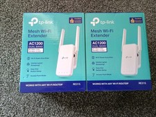 2 New NIB TP-Link AC1200 Dual Band RE315 OneMesh Wi Fi Extender 1.2 Gbp Booster