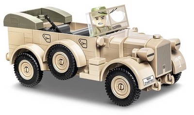 COBI WWII 1937 Horch 901 (Kfz.15) ATV Sand - Model WW2 Building Block Set 2256