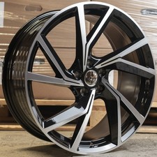 4x20" JAGUAR E-PACE GLOSS BLACK/MACHINED JAG1 DESIGN 8.5J ALLOY WHEELS