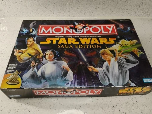 2005 Monopoly STAR WARS SAGA EDITION Board Game | Collectible Complete Vintage