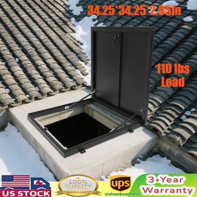 Square Roof Access Hatch Skylight Security Door for Residential Commercial Build