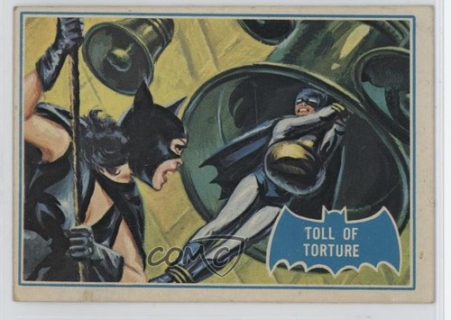 1966 Topps Batman Blue Bat #21B Toll of Torture — Raw