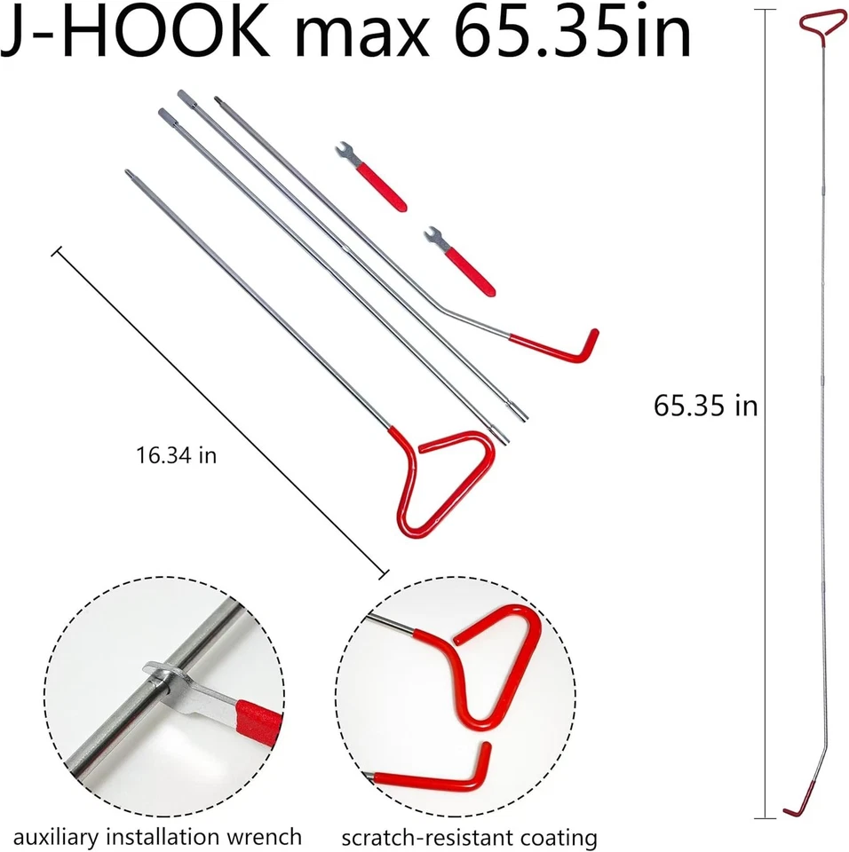 Portable Car Tool Set with Durable Airbag & Screwdriver - Image 4 of 4