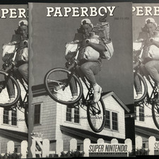 Paperboy 2 B/W SNES Super Nintendo Instruction Manual Only