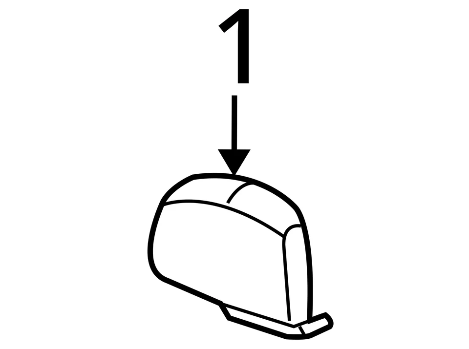 Chevrolet Pontiac Cobalt G5 2005-2009 retención ASM R/ASIENTO HD *G 22717734 NUEVO Foto 3 de 3