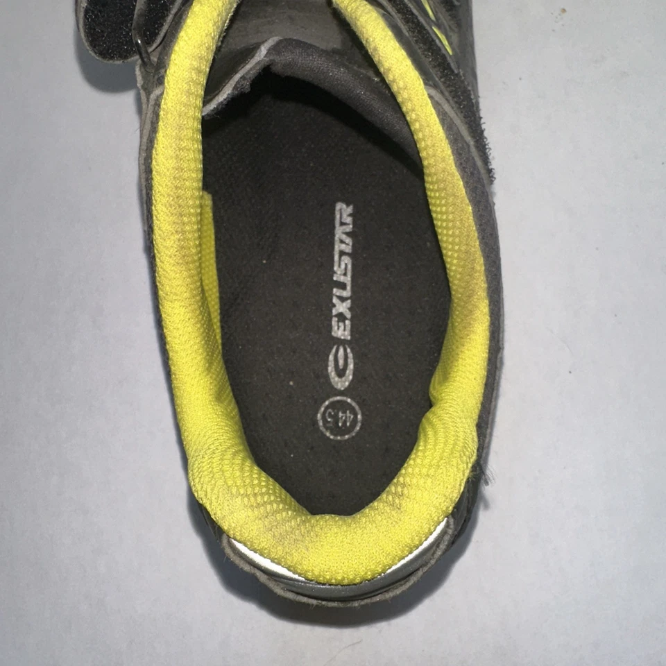 Zapatos Exustar Road/Gravel Negro/Verde Neón Talla 10.5 44.5 Foto 4 de 4