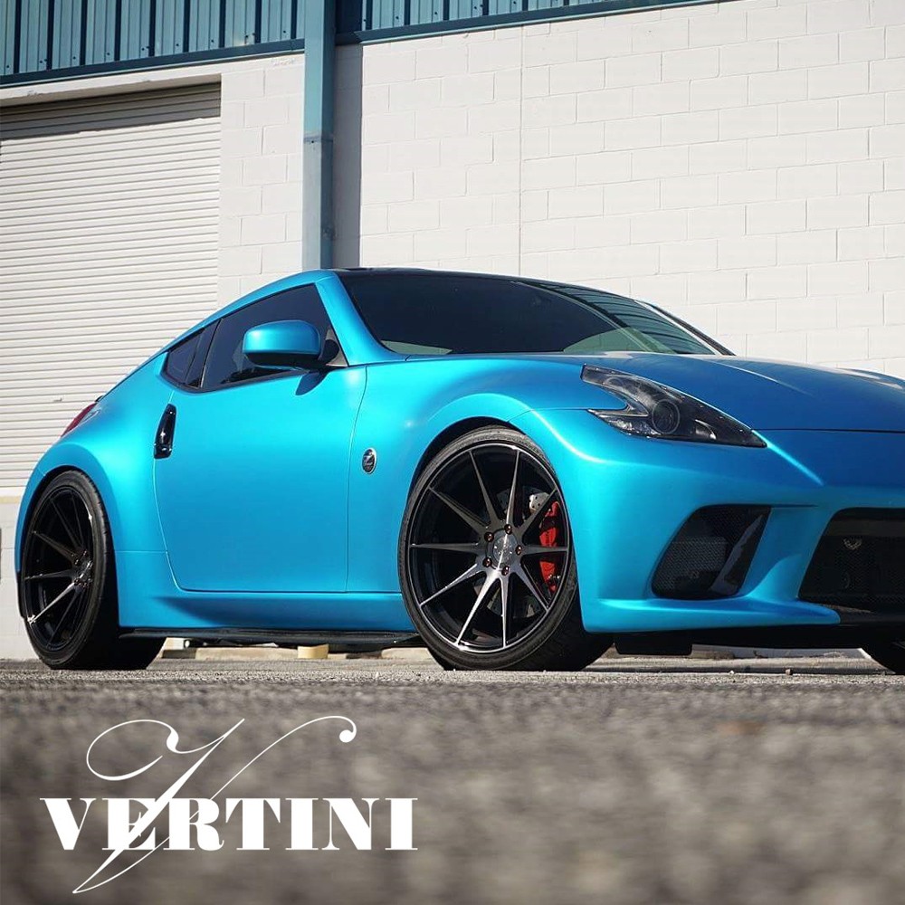 22" VERTINI RF1.3 BLACK FORGED CONCAVE WHEELS RIMS FITS MASERATI QUATTROPORTE