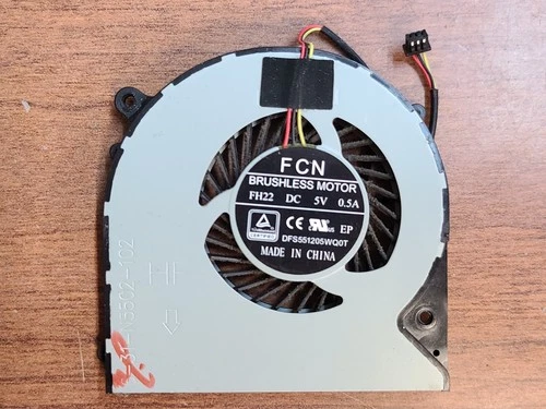 GIGABYTE SABRE 15 SERIES LAPTOP CPU 3-PIN COOLING FAN REPLACEMENT 6-31-N5502-102