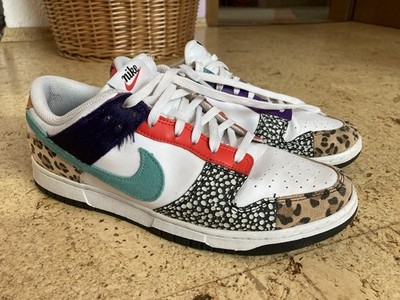 Nike Air Dunk Low Safari Mix - neuwertig! Cooler, auffälliger Sneaker