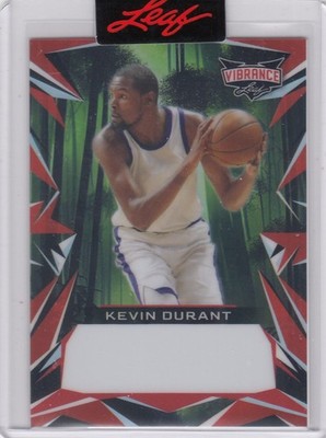 2023 Kevin Durant Leaf Vibrance Red Black PRE PRODUCTION PROOF 1/1 - Rockets
