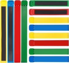 HOUSE AGAIN 12 PCS Plastic Chip Clips, Magnetic Bag Clip for Food Storage, Food 