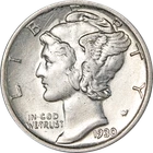 1930-S Mercury Dime