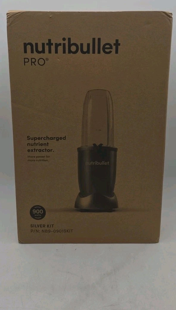 NutriBullet Pro 900 Watts Extractor Blender Set silver kit - in box