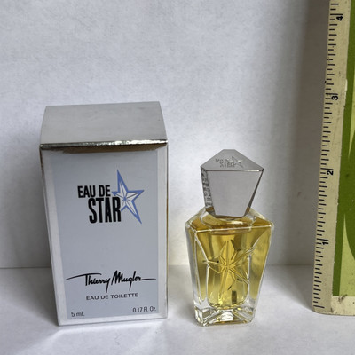EAU DE STAR by THIERRY MUGLER .17 oz 5 ml EDT MINIATURE WOMEN MINI NEW IN BOX