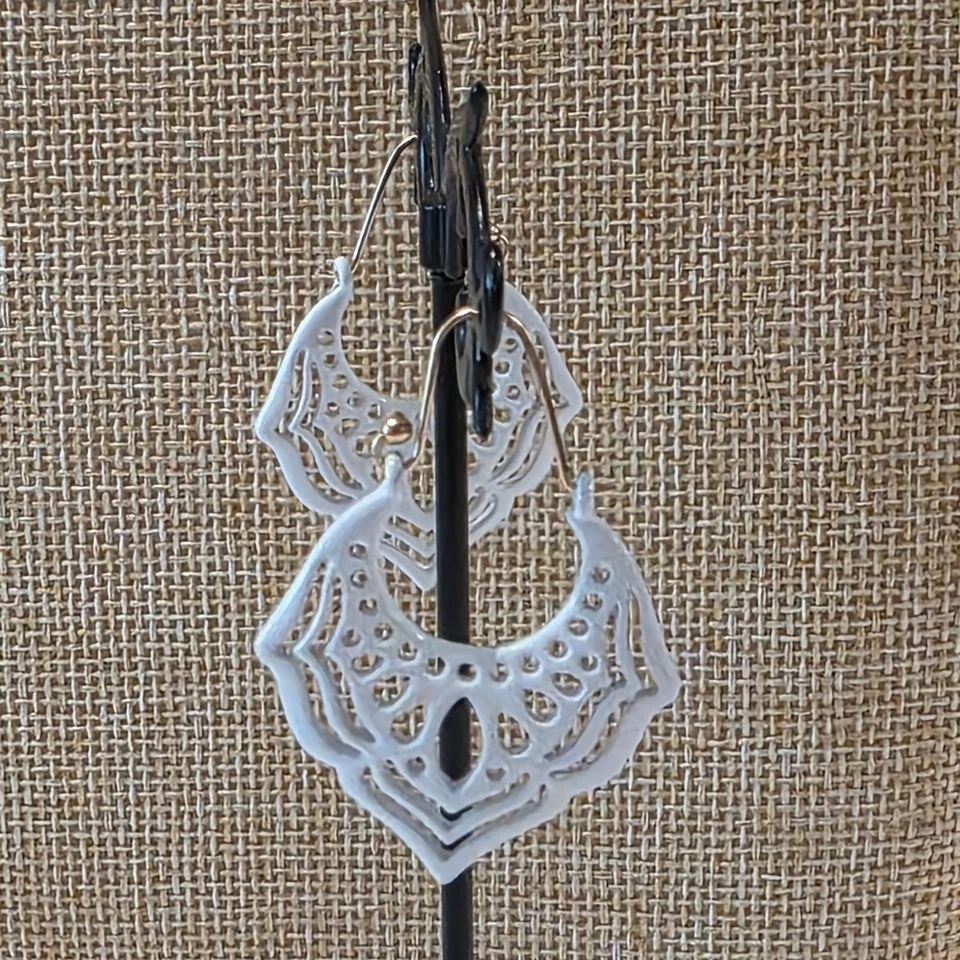 Brincos de argola Lucky Brand boêmio chique declaração moda leve - Imagem 2 de 4