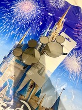 2025 Disney Parks Mickey Mouse Ear Shaped Sunglasses Tokyo Style Mirror Lens