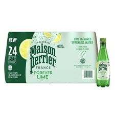 Maison Perrier Sparkling Water Lime, 16.9 Fluid Ounce (Pack of 24)