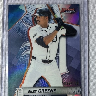 Riley Greene 2025 Bowman's Best Detroit Tigers Serial Numbered #38/150