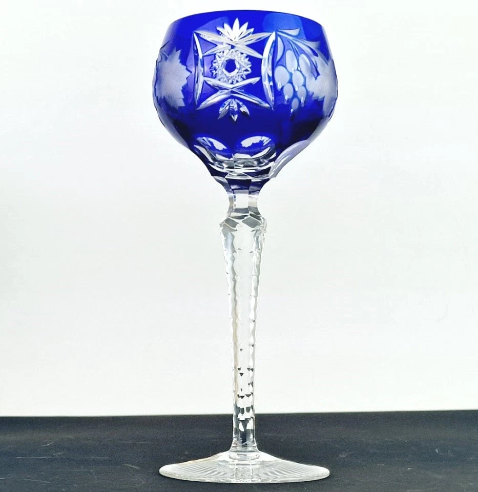 Set 6 Glasses/Wine Glasses Crystal Glas Grapes Hand Cut Nachtmann R1092 - Image 4 of 4