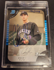 2006 Bowman Originals Autograph #210 Chaz Roe  192/774 ROCKIES