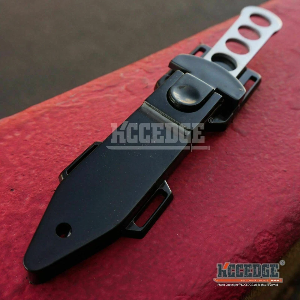 CUCHILLO HOJA FIJA ACERO INOXIDABLE BUCEO 9" Foto 3 de 4