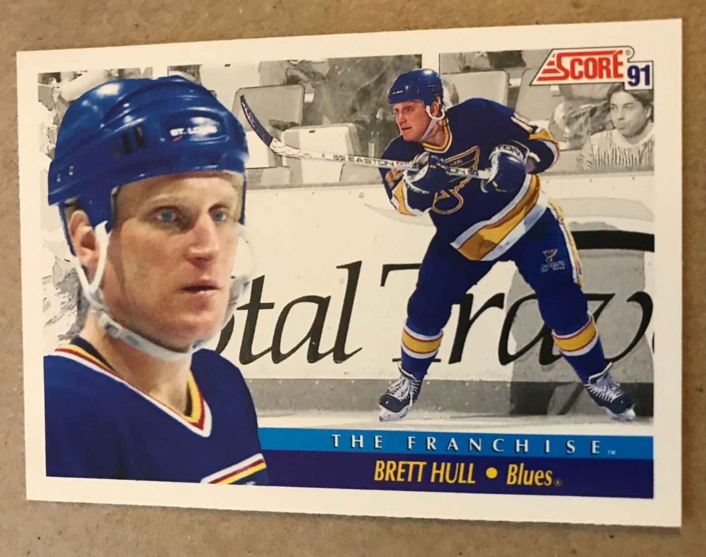 1991 Score The Franchise Brett Hull #367 Blues