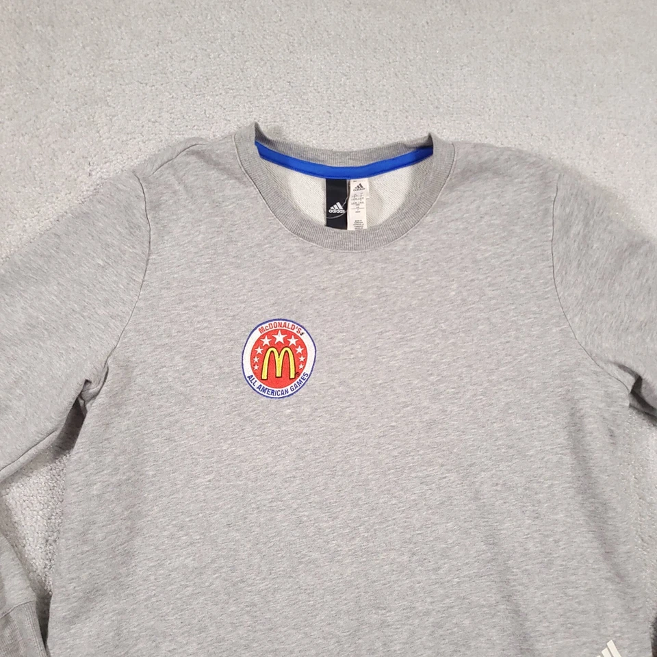 Adidas Sudadera Para Mujer L Malla Doble Capa McDonalds Todos los Juegos Americanos Parche Foto 3 de 4