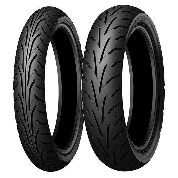 TYRE PAIR DUNLOP 100/90-16 54H + 140/70-17 66H ARROWMAX GT601