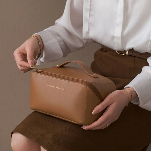 Große Kapazität Reise Kosmetiktasche tragbare Mädchen Make-up Tasche Kosmetiktasche - Bild 15 von 18