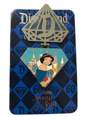 Disney Disneyland 60th Snow White Diamond Celebration D Annual Passholder LE Pin