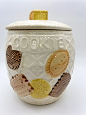 Cookie Jar Vintage 1950's See Pics For Condition.  Repaired crack between C&O