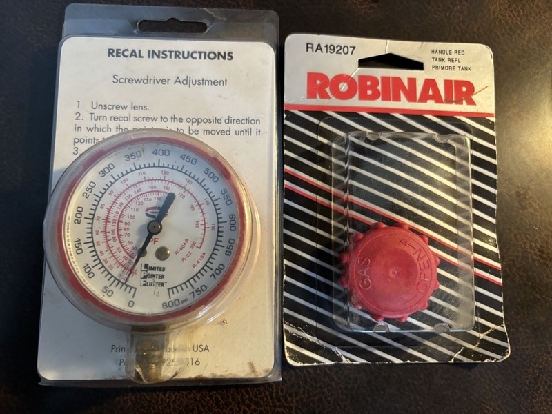 JB M2-500 HI PRESSURE REFRIGERATION GAUGE  2 HANDLES R22......R404A.........R134
