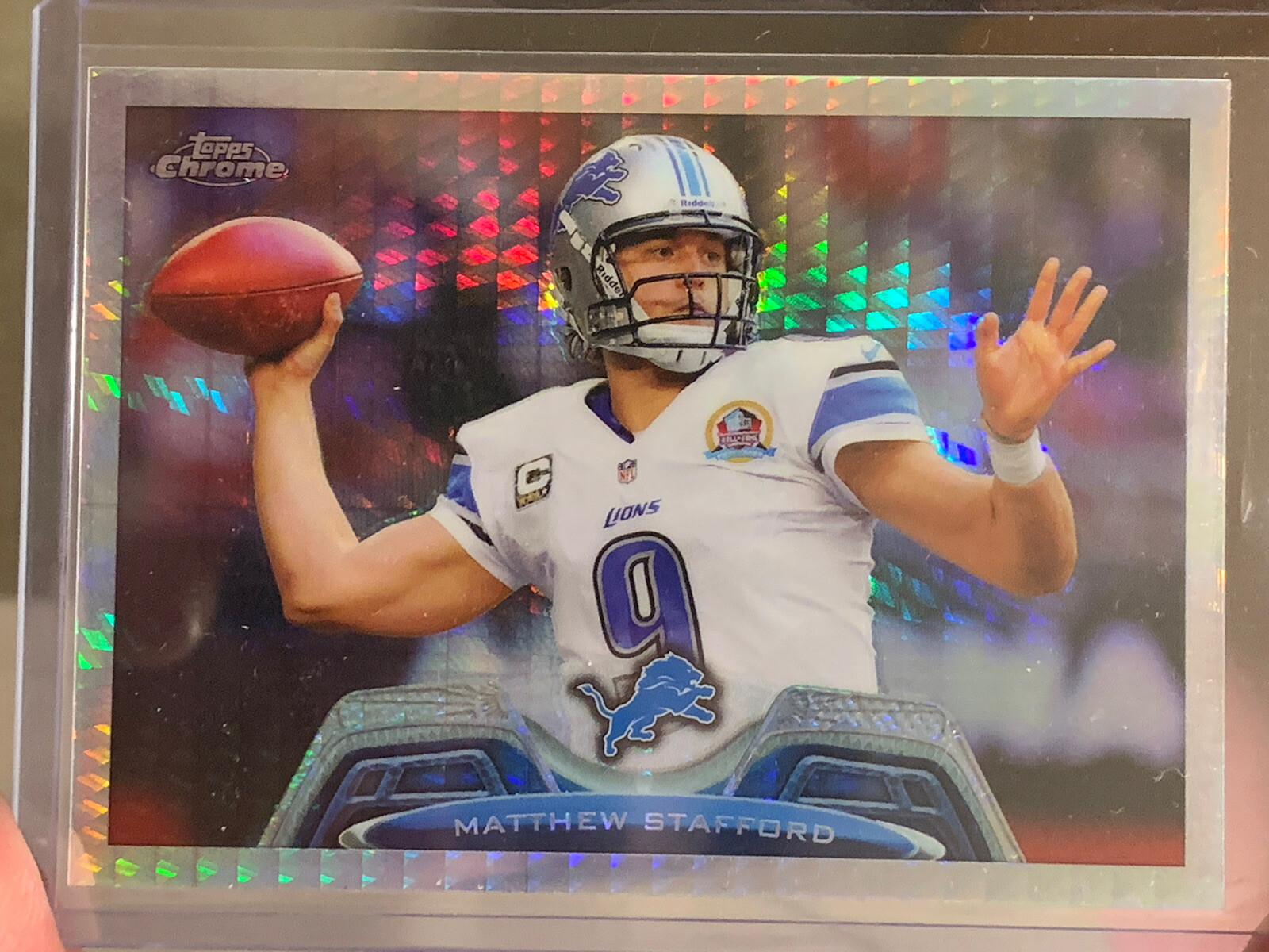 Mathew Stafford 2013 Topps Chrome /260 Prism Refractor #140 Lions Card Rams LVI