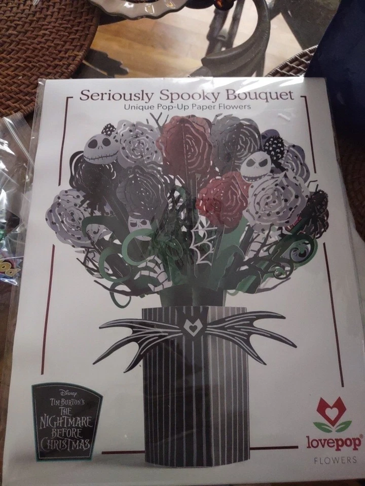 Lovepop Flores Seriously Spooky Pesadilla Antes de Navidad Disney Jack Foto 3 de 4