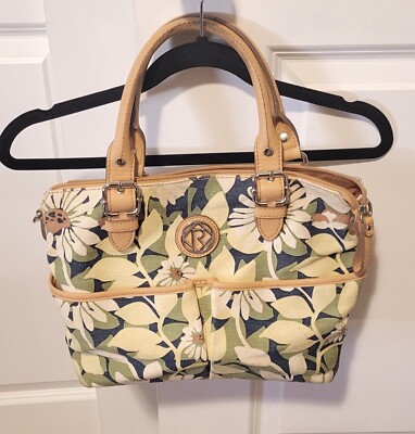 RELIC Multicolor with flower design zip purse with pockets