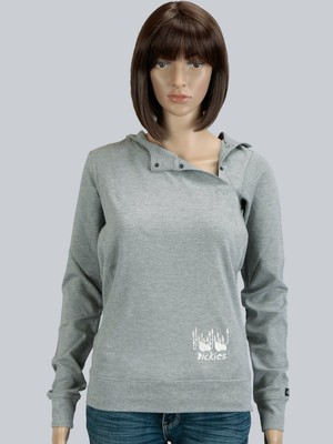 Dickies Kapuzenpullover Damen Hoody ''Whispering Wind'' grau mel. Größen: XS - L