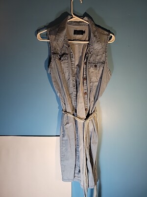 Ci Sono Denim Collection Womens Sleeveless Denim Dress Size M