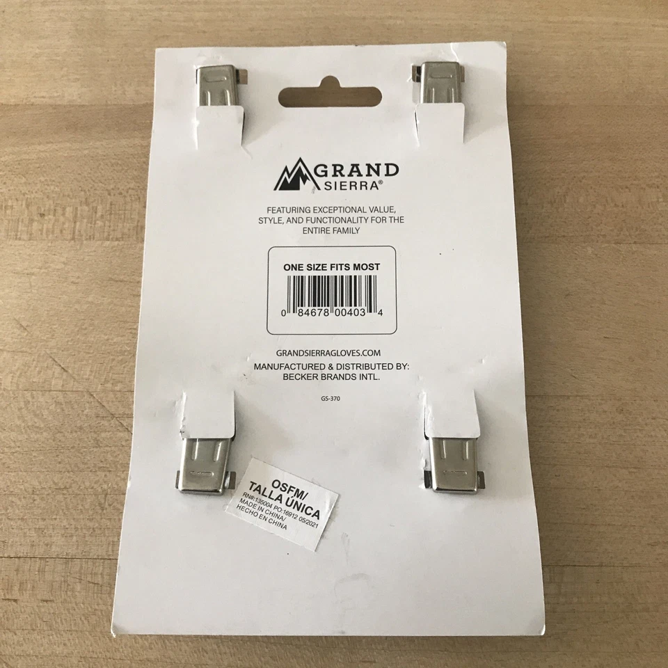 Новый с Ярлыками унисекс Grand Sierra перчатки и рукавицы зажимы - черный - Изображение 3 из 4