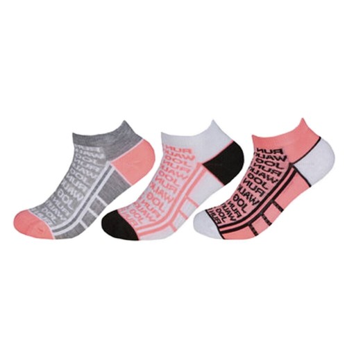 Womens Trainer Socks 48 Heel Toe Cushioned Ladies Sports Gym Yoga