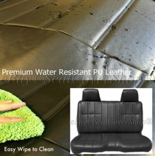 Leatherette Seat Cover Custom Made Fit Toyota Front Small Bench Covers High Back Leatherette Seat Cover Custom Made Fit Toyota Front Small Bench Covers High Back