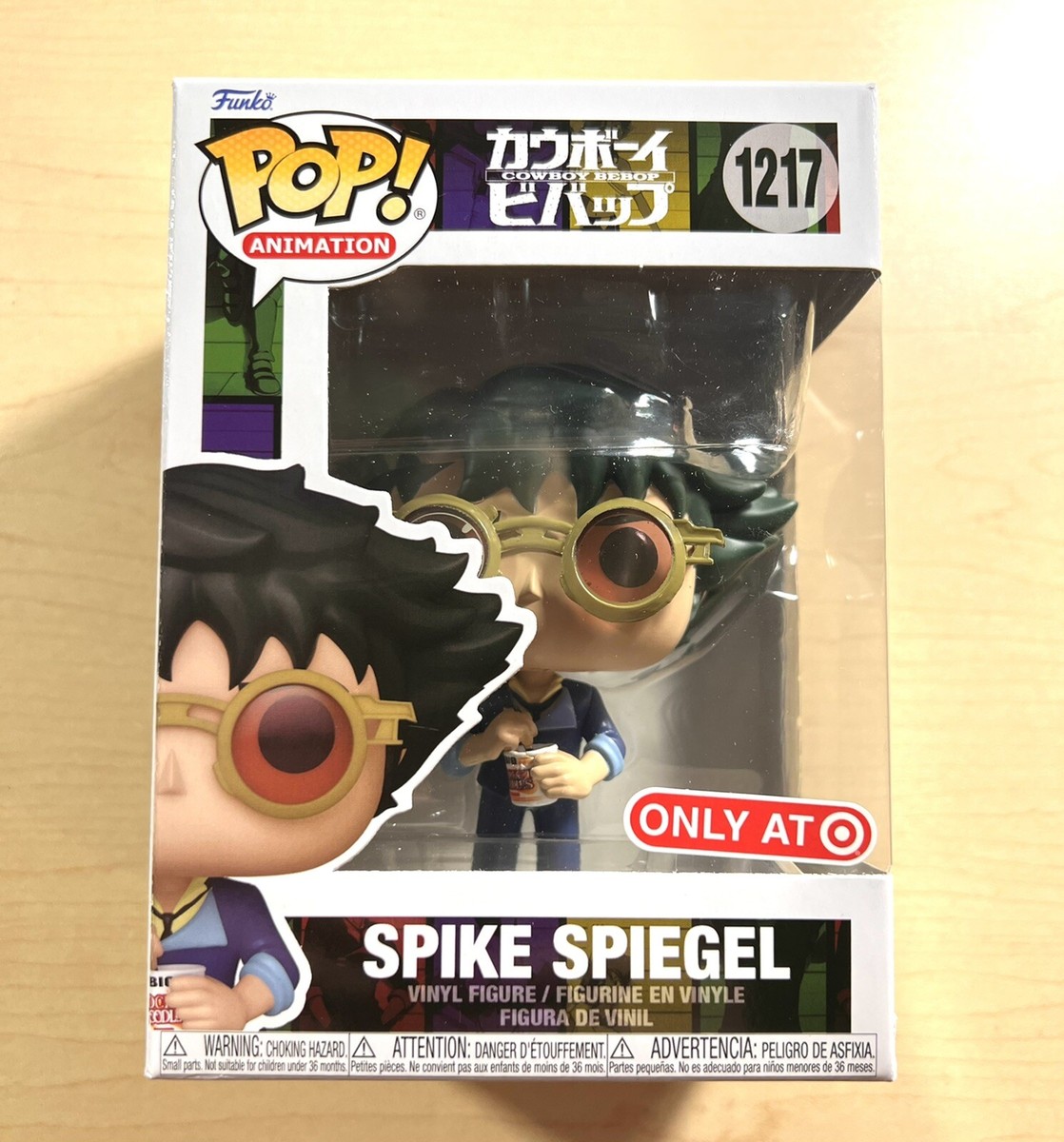 Funko Pop Cowboy Bebop Spike Spiegel 1217 Ramen Target exclusive