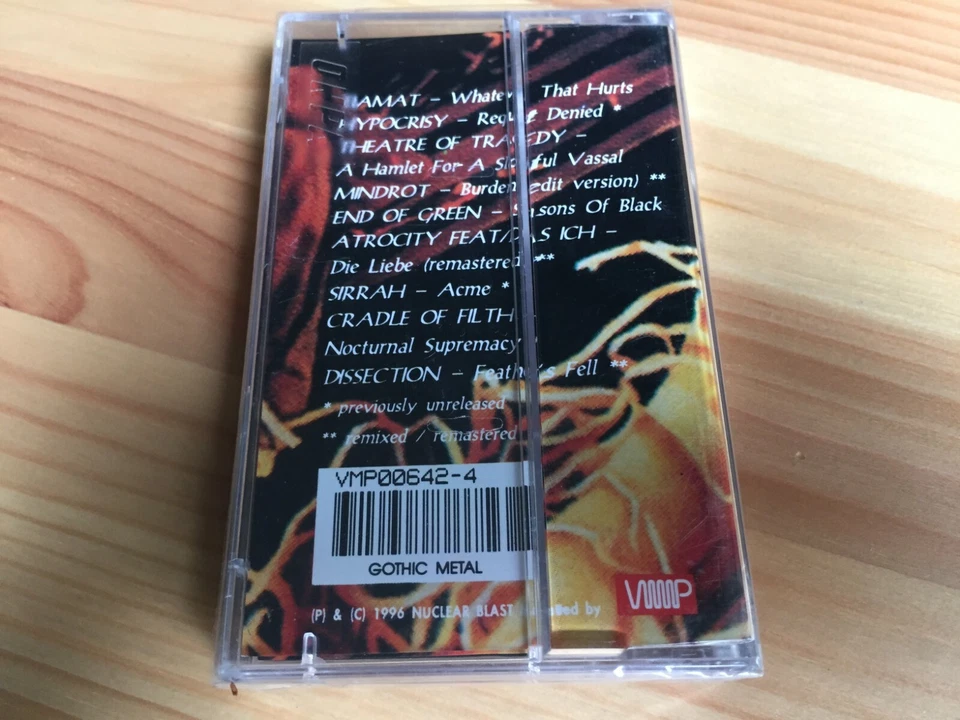Beauty In Darkness Vol. 2 Cassette Dimmu Borgir Theatre Of Tragedy In Flames - Image 2 of 3