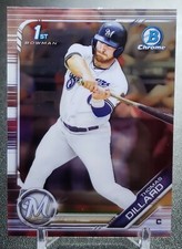 2019 Bowman Chrome Draft Baseball #BDC-32 Thomas Dillard