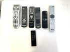 Lot of 7 Mixed Remote Controls Radio Shack, Sony, Toshiba, Jvc + More