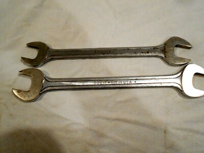Pair of Blue-Point Supreme Open End Wrenches S-2526 & S-2830