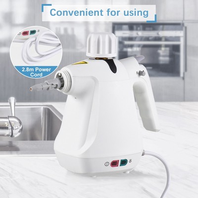 Handheld Steam Cleaner, Portable Steamer with Large Capacity,11-Piece Accessory