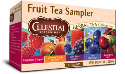 Celestial Seasonings Herbal Fruit Tea Sampler (Pack of 3)