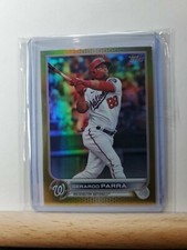 2022 TOPPS Series 1 Baseball Gerardo Parra base GOLD Foil/HOLO card # 220