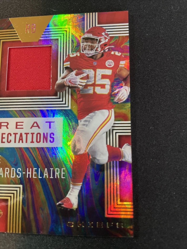 2020 Panini Illusions - Great Expectations Relics #GE11 Clyde Edwards-Helaire... - Image 3 of 4